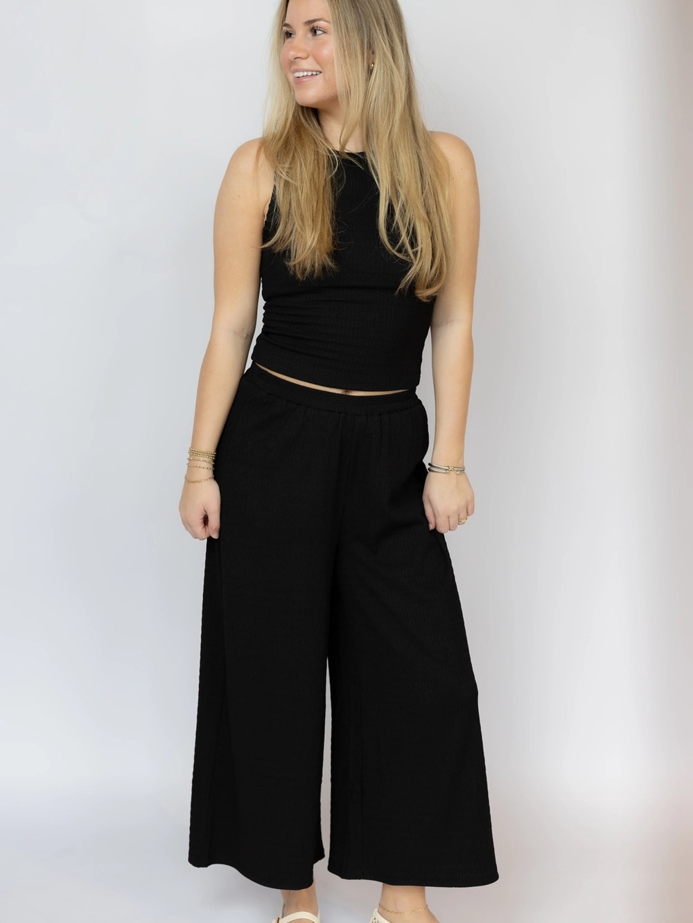 Howdy Honey Textured Pants